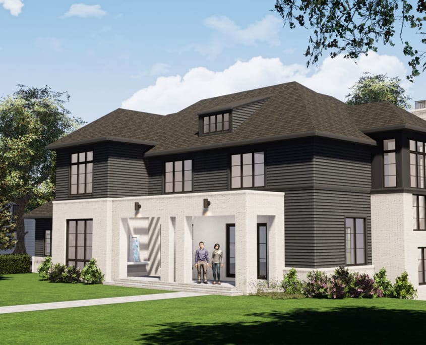 1102 Ingleside Ave McLean, VA 22101 - Custom Home - Front Corner - McLean, Virginia Custom Home Builder